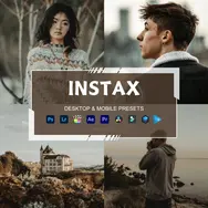 Preset Lightroom Instax dengan tone pastel lembut dan nostalgic.